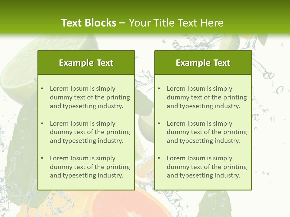 Lime Group Background PowerPoint Template