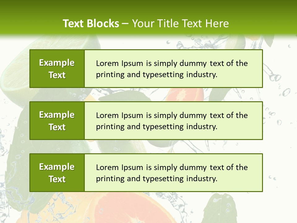 Lime Group Background PowerPoint Template