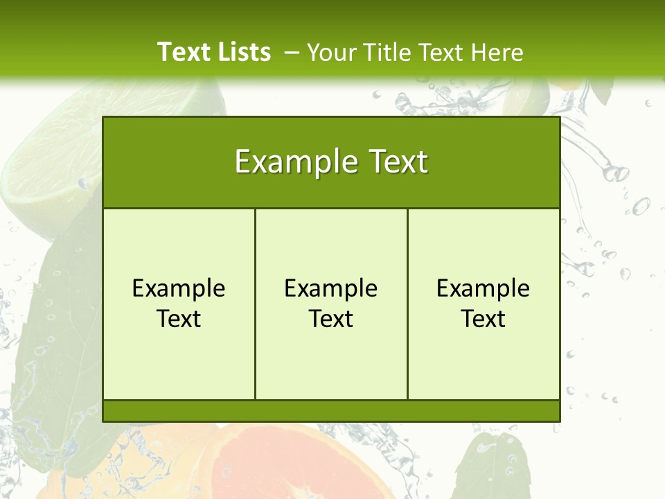 Lime Group Background PowerPoint Template