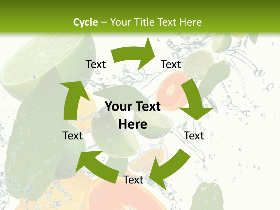 Lime Group Background PowerPoint Template