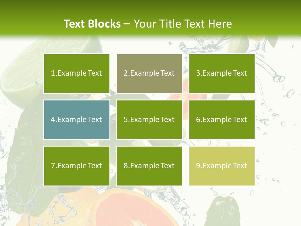 Lime Group Background PowerPoint Template