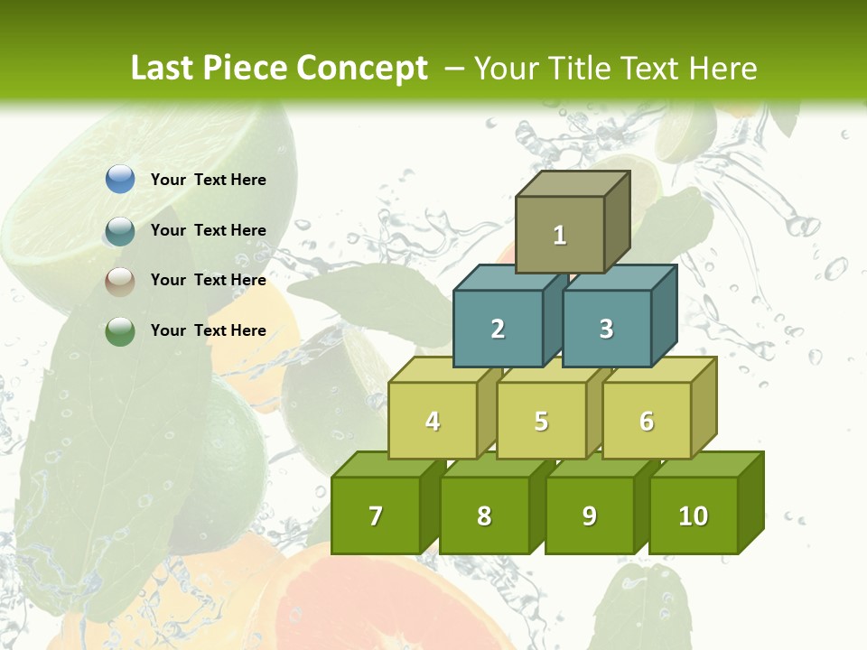 Lime Group Background PowerPoint Template