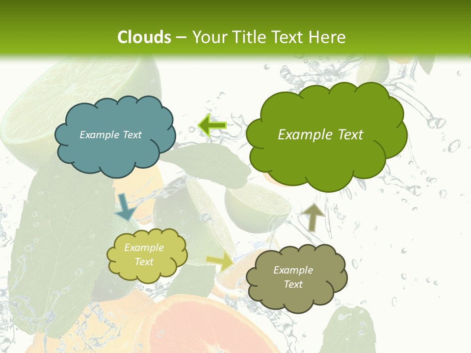 Lime Group Background PowerPoint Template