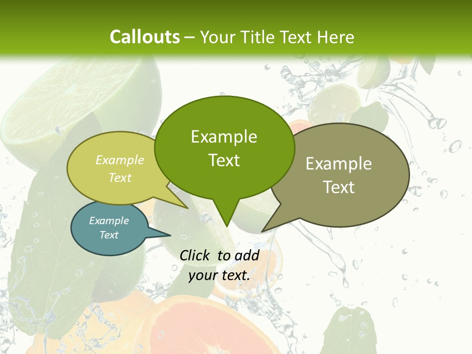 Lime Group Background PowerPoint Template