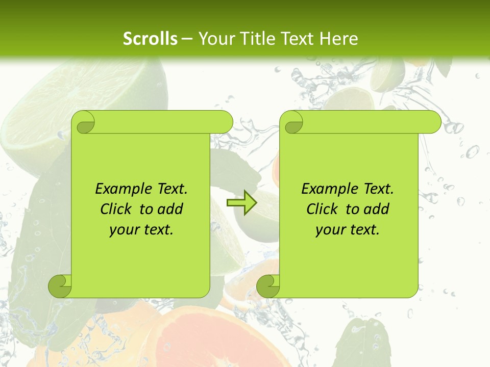 Lime Group Background PowerPoint Template