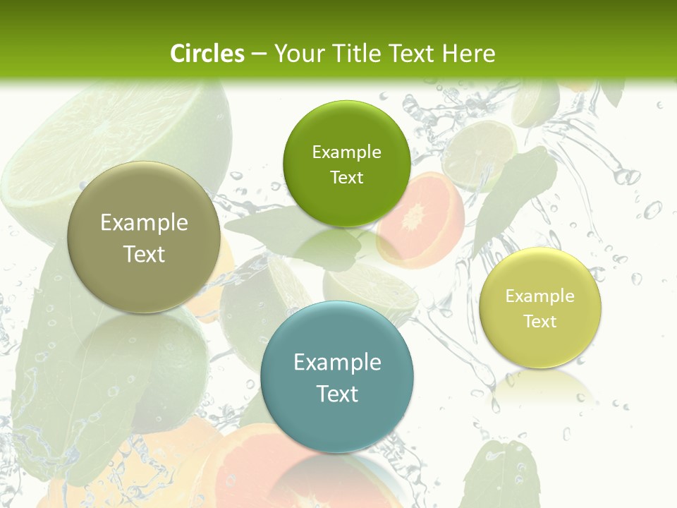 Lime Group Background PowerPoint Template