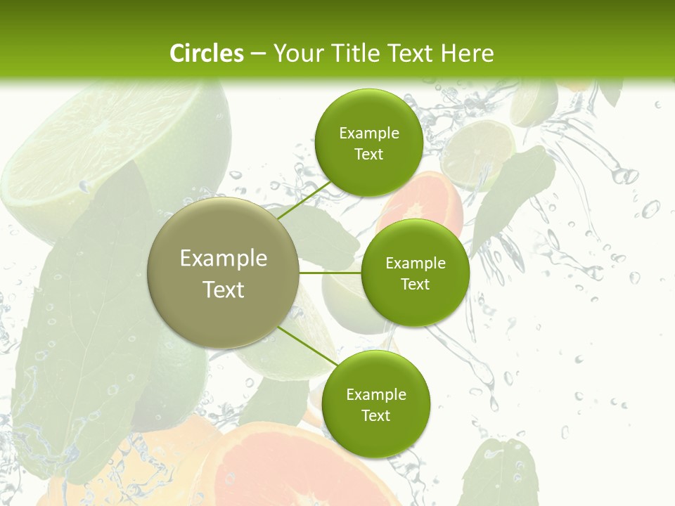 Lime Group Background PowerPoint Template