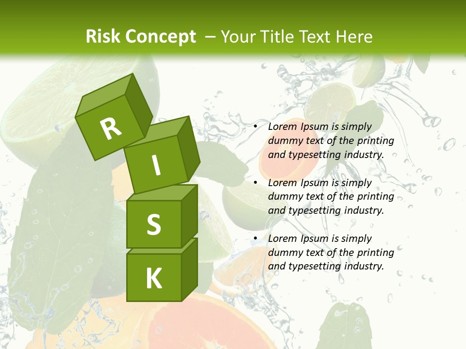 Lime Group Background PowerPoint Template