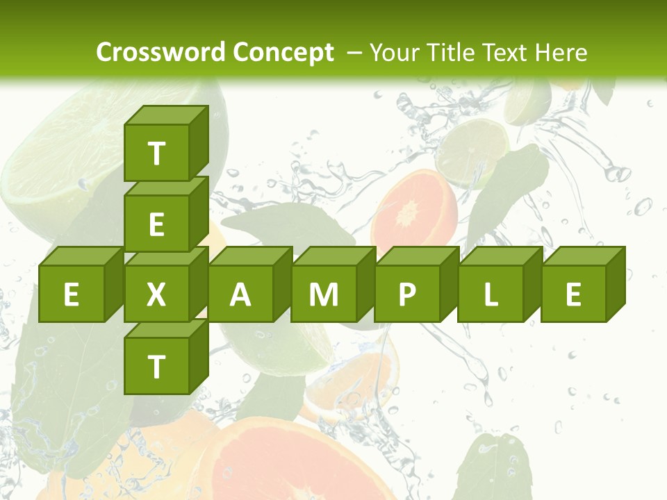 Lime Group Background PowerPoint Template