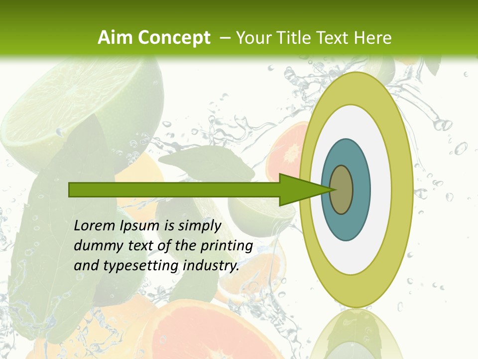 Lime Group Background PowerPoint Template