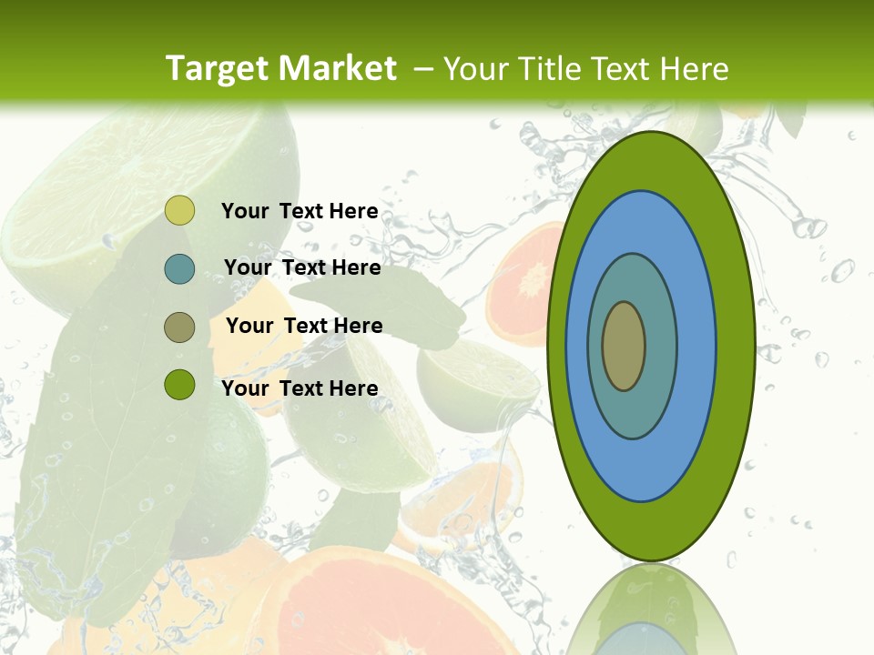 Lime Group Background PowerPoint Template