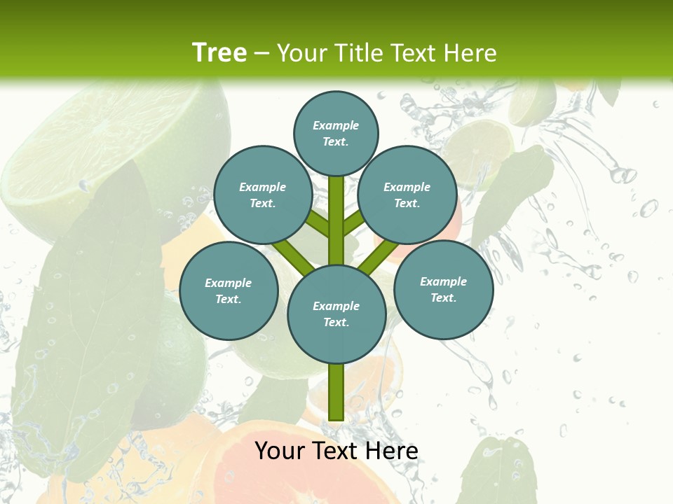 Lime Group Background PowerPoint Template