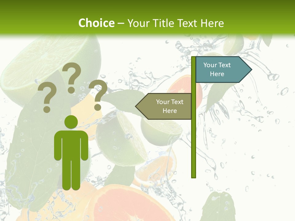 Lime Group Background PowerPoint Template