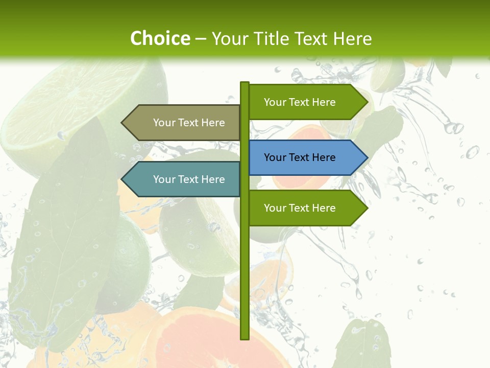 Lime Group Background PowerPoint Template