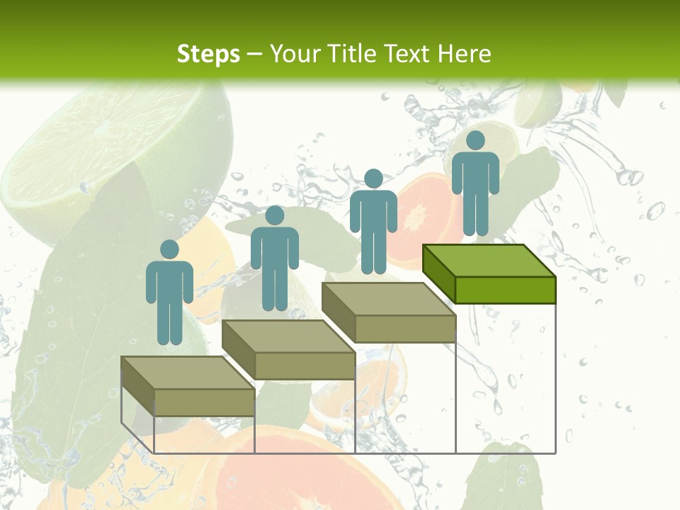 Lime Group Background PowerPoint Template