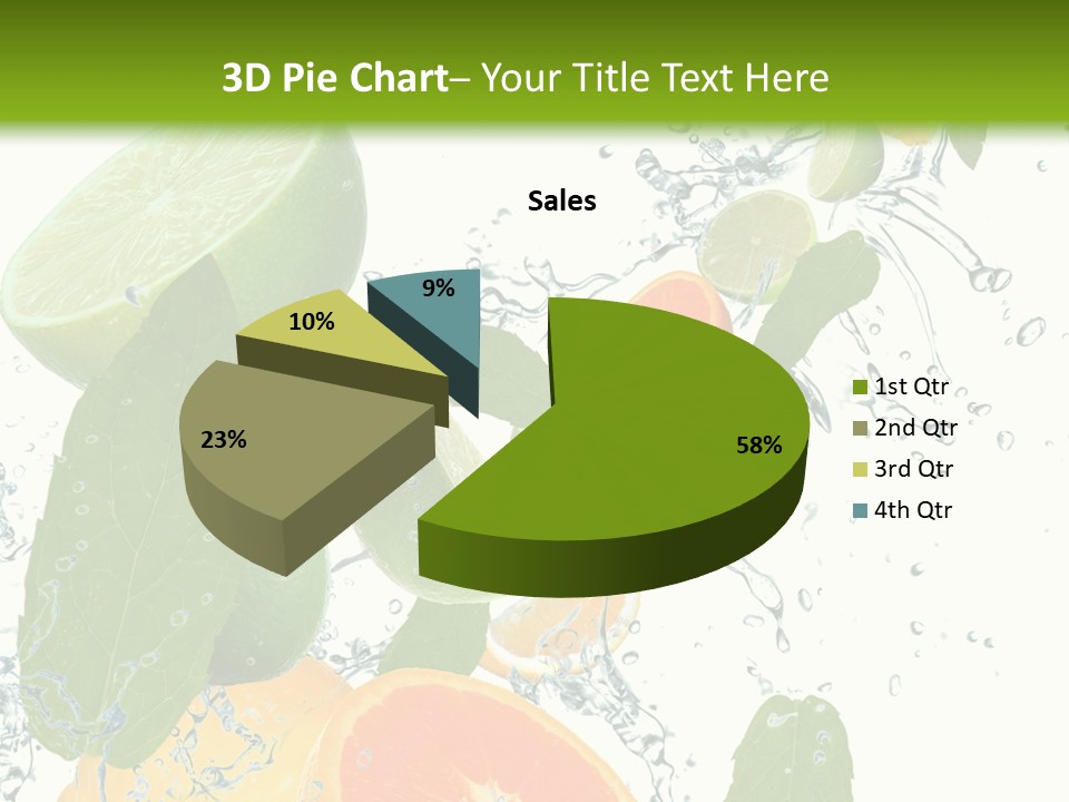 Lime Group Background PowerPoint Template