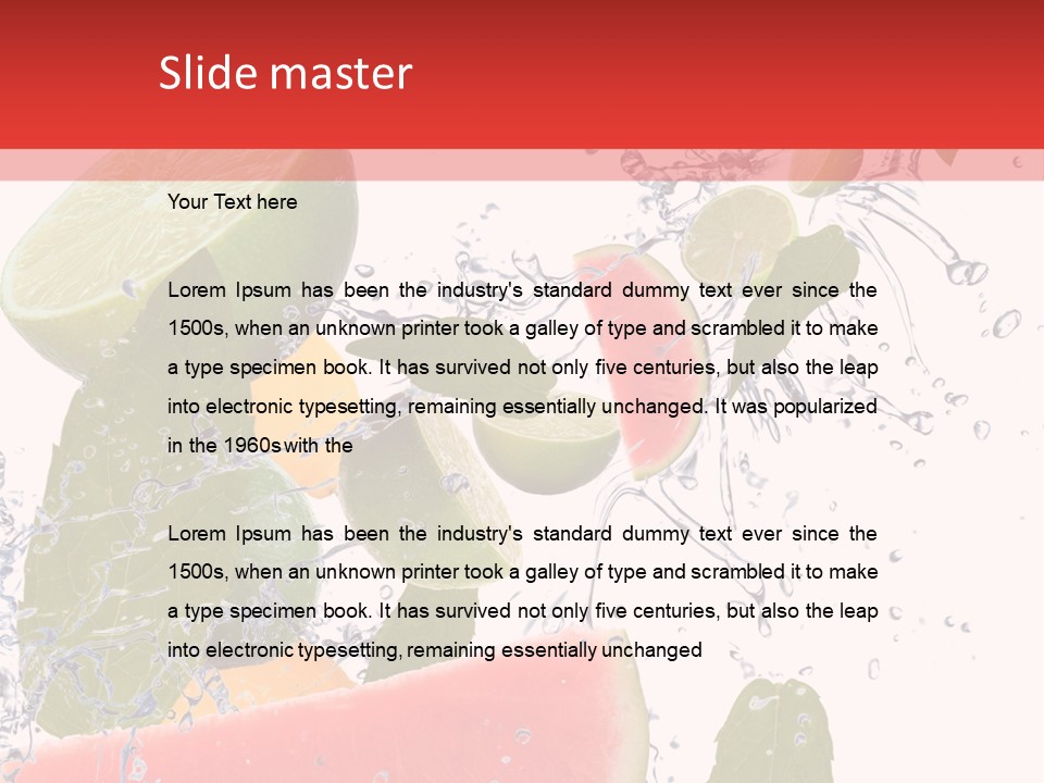 Orange Lime Green PowerPoint Template