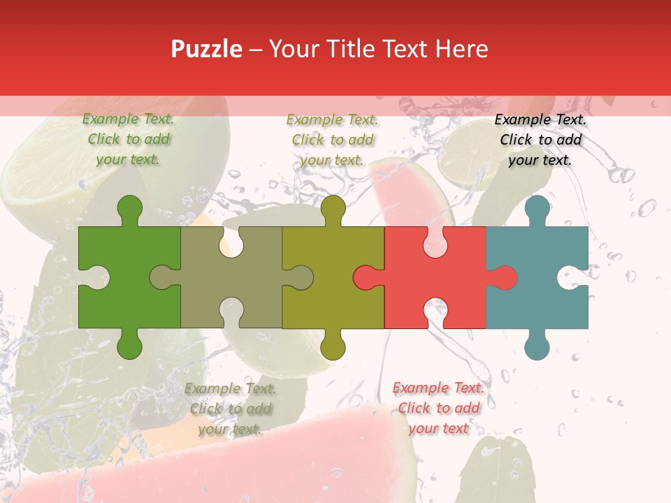 Orange Lime Green PowerPoint Template