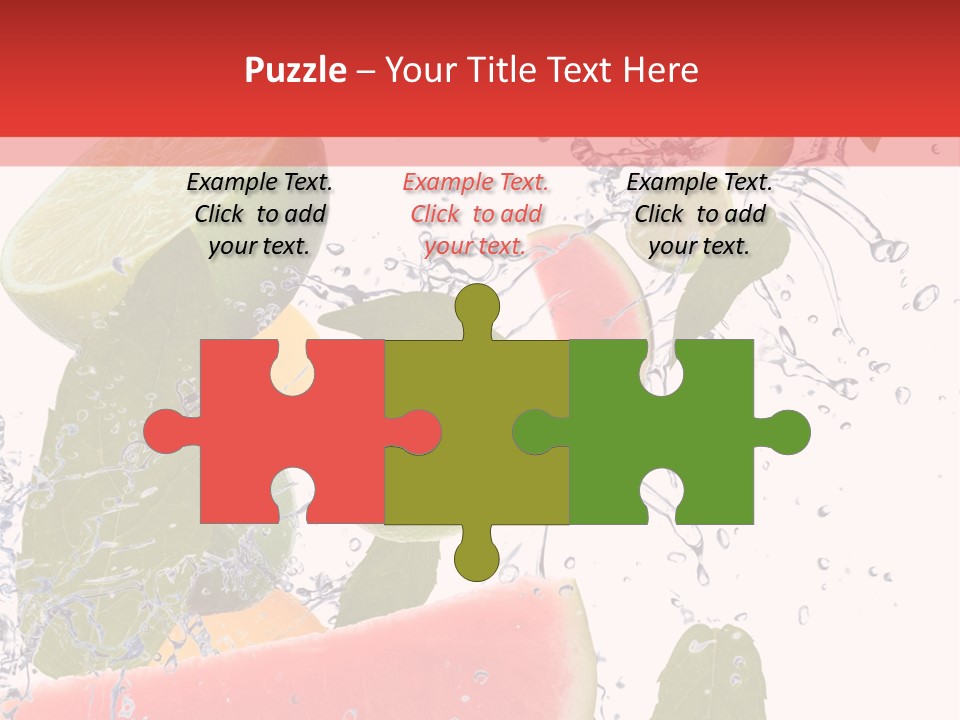 Orange Lime Green PowerPoint Template