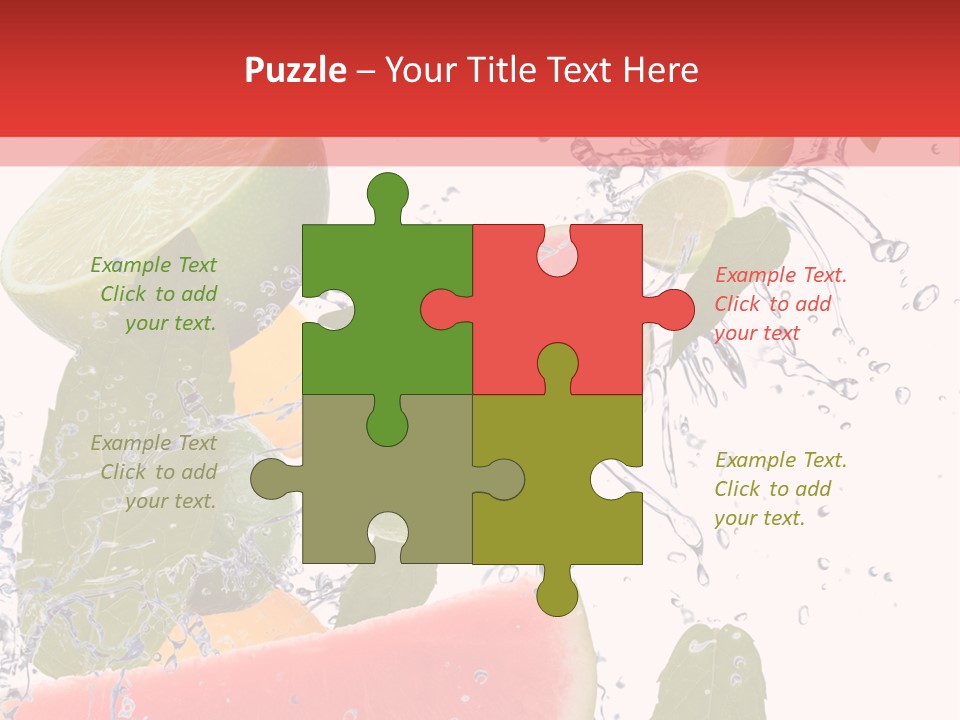 Orange Lime Green PowerPoint Template