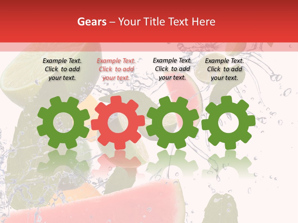 Orange Lime Green PowerPoint Template