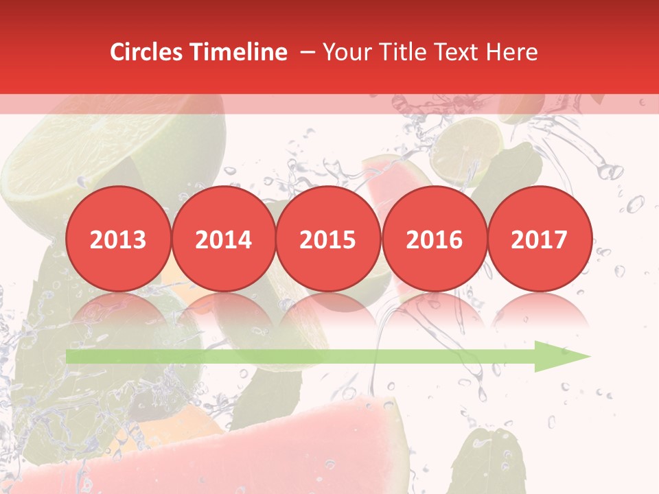 Orange Lime Green PowerPoint Template