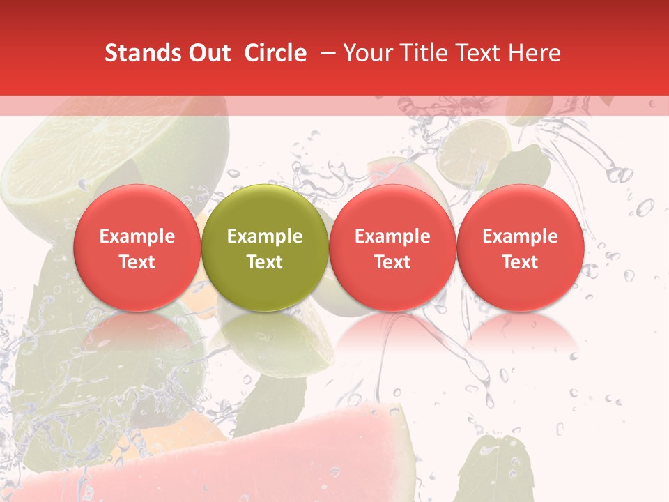 Orange Lime Green PowerPoint Template