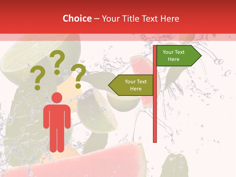 Orange Lime Green PowerPoint Template