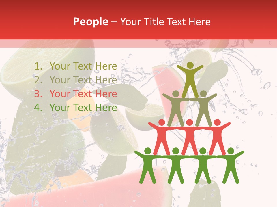 Orange Lime Green PowerPoint Template