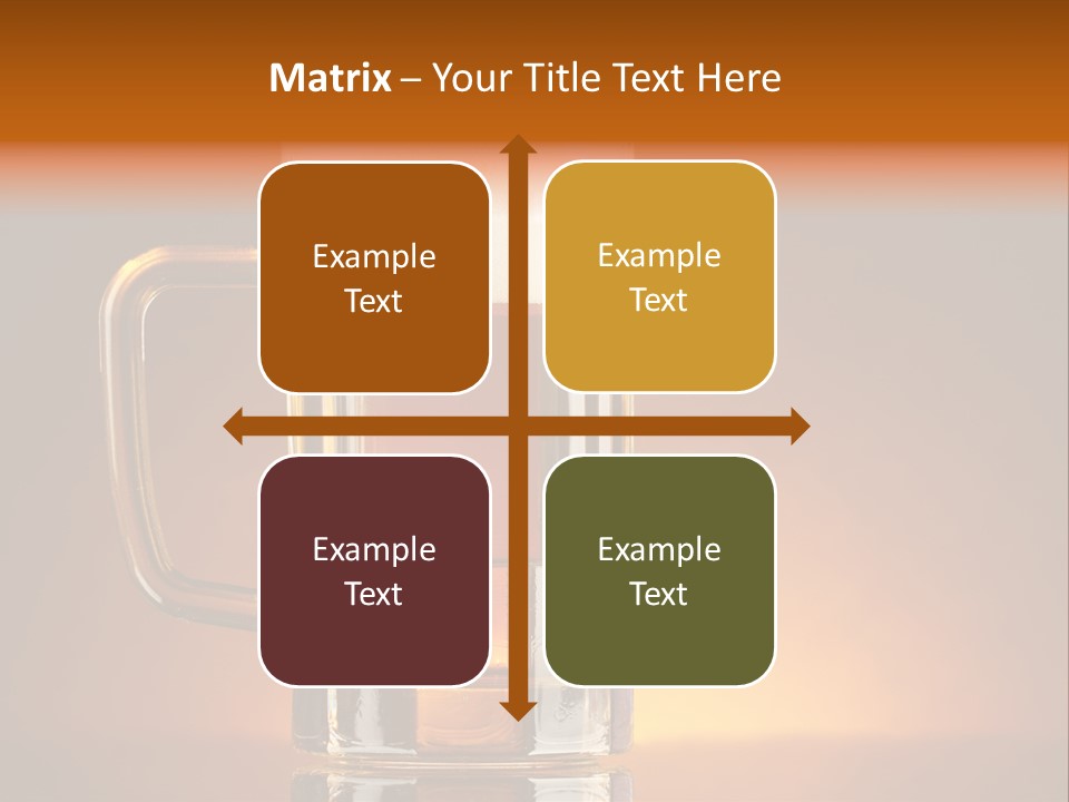 Draft Brown Bubble PowerPoint Template