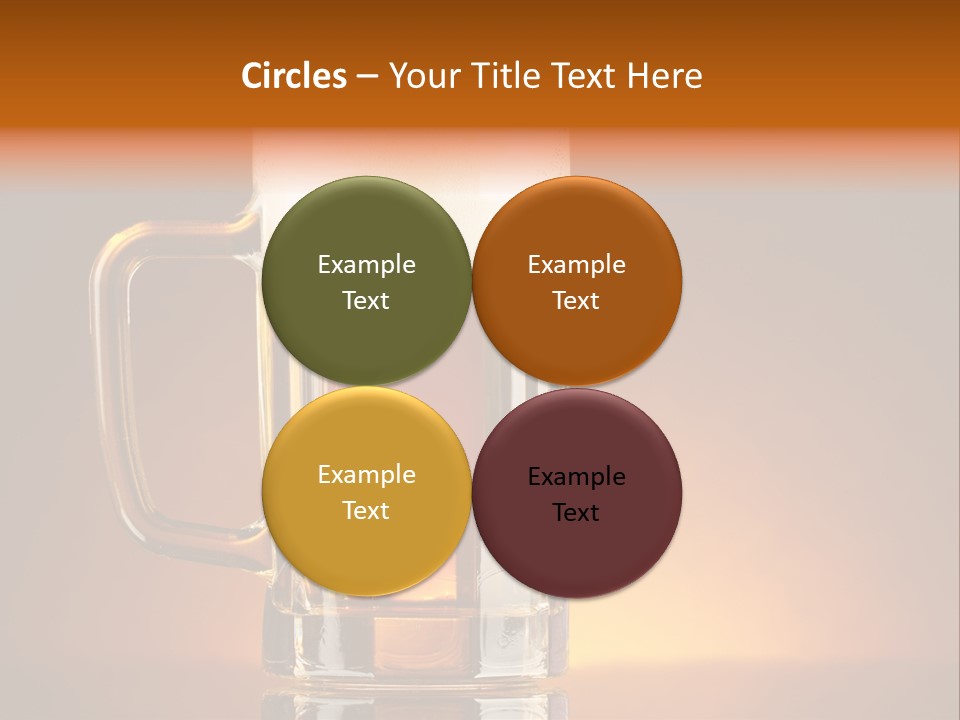 Draft Brown Bubble PowerPoint Template