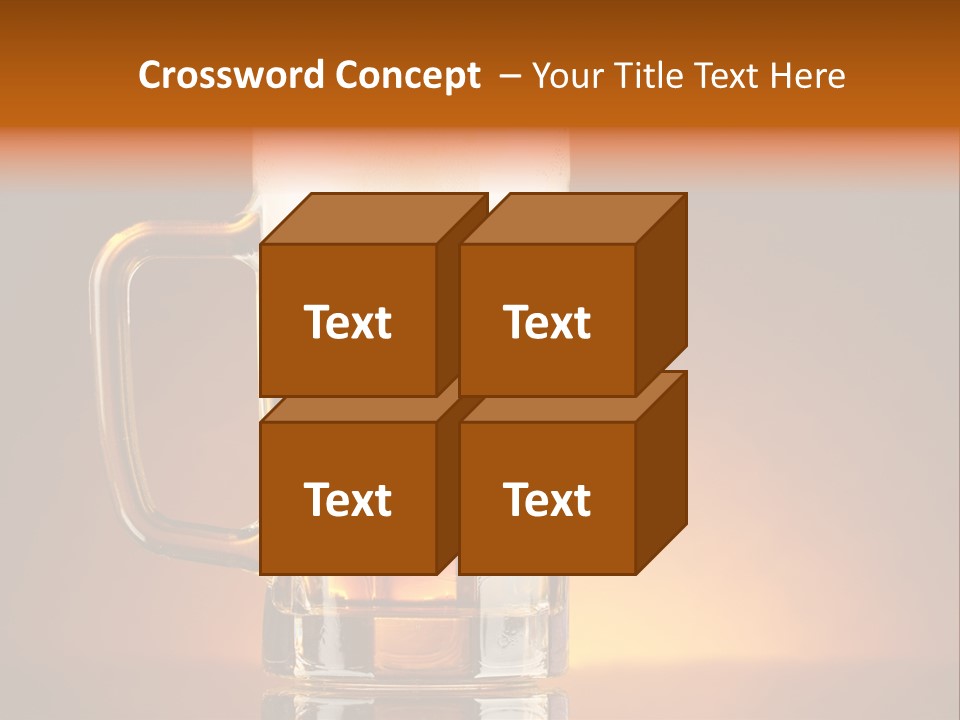 Draft Brown Bubble PowerPoint Template