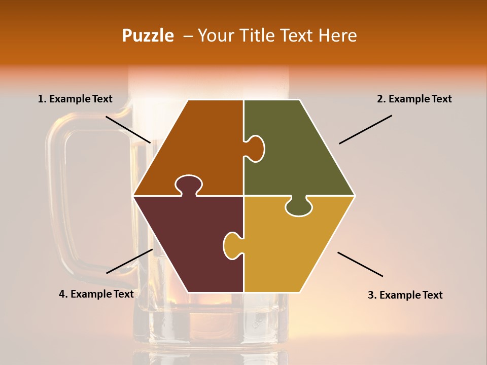 Draft Brown Bubble PowerPoint Template