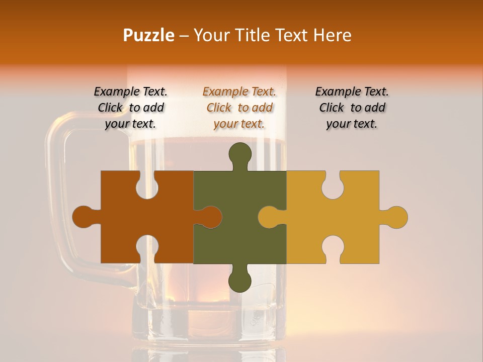 Draft Brown Bubble PowerPoint Template