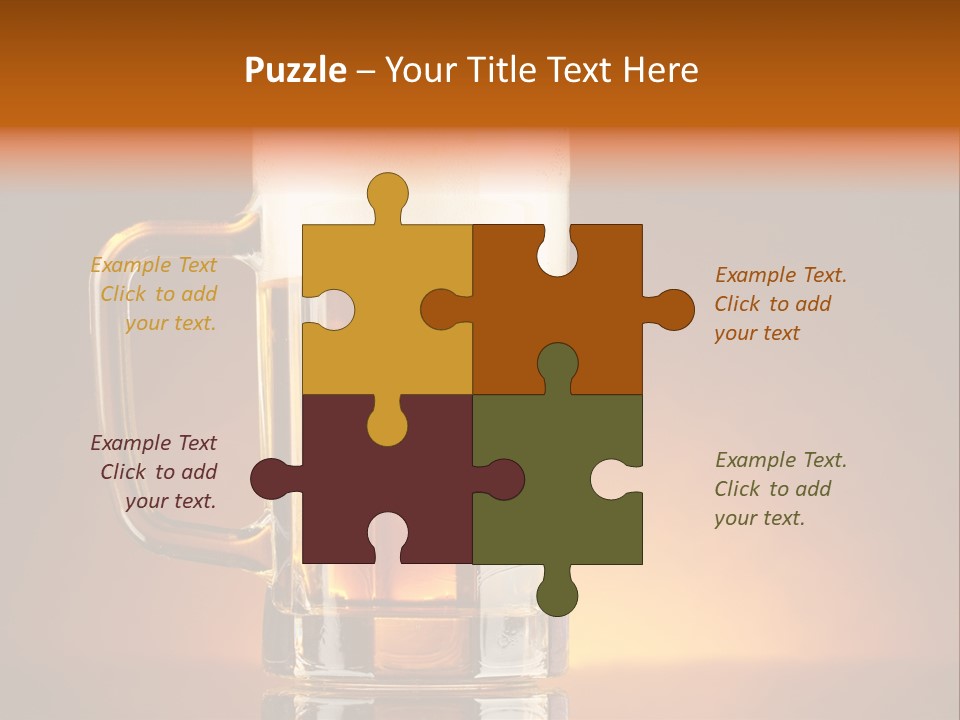 Draft Brown Bubble PowerPoint Template