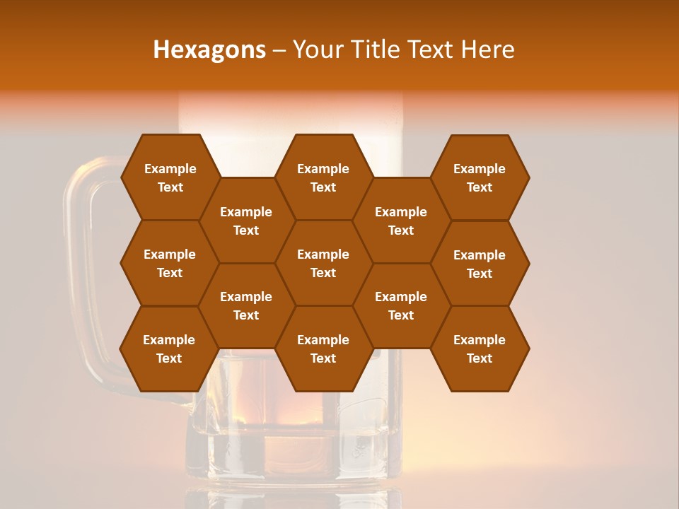 Draft Brown Bubble PowerPoint Template