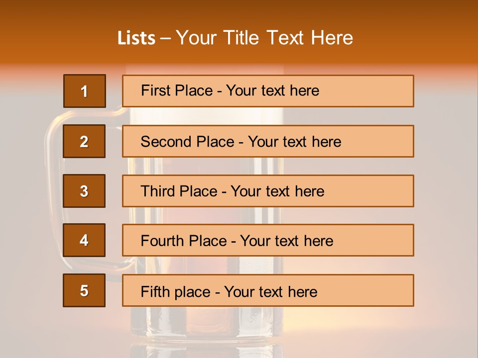 Draft Brown Bubble PowerPoint Template