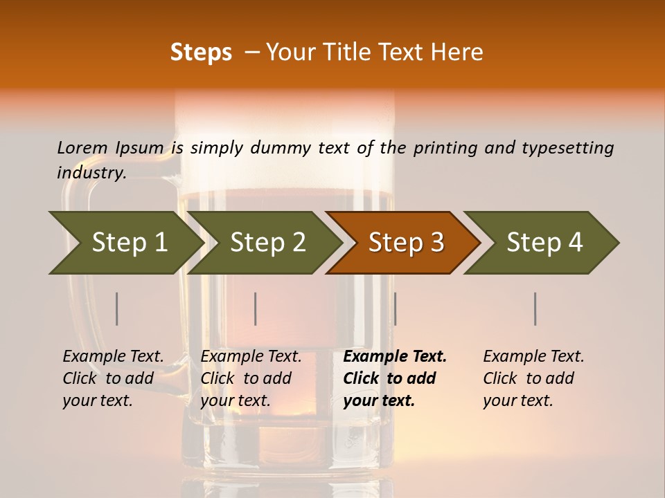 Draft Brown Bubble PowerPoint Template
