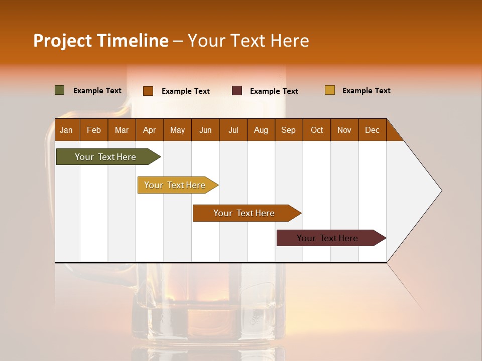 Draft Brown Bubble PowerPoint Template