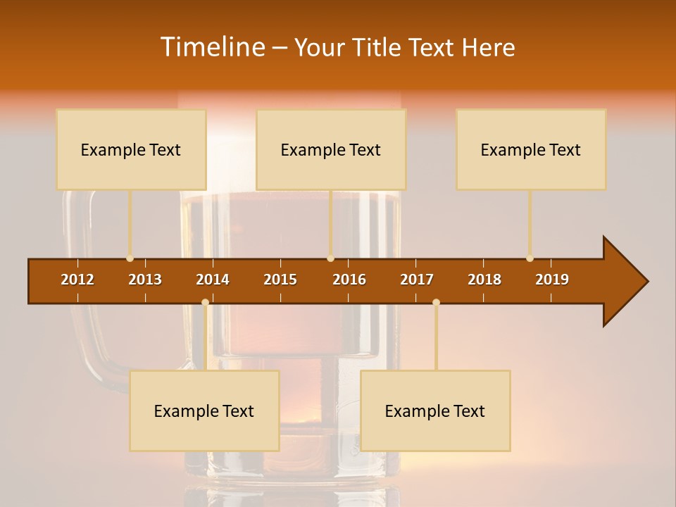 Draft Brown Bubble PowerPoint Template
