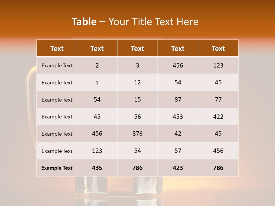 Draft Brown Bubble PowerPoint Template