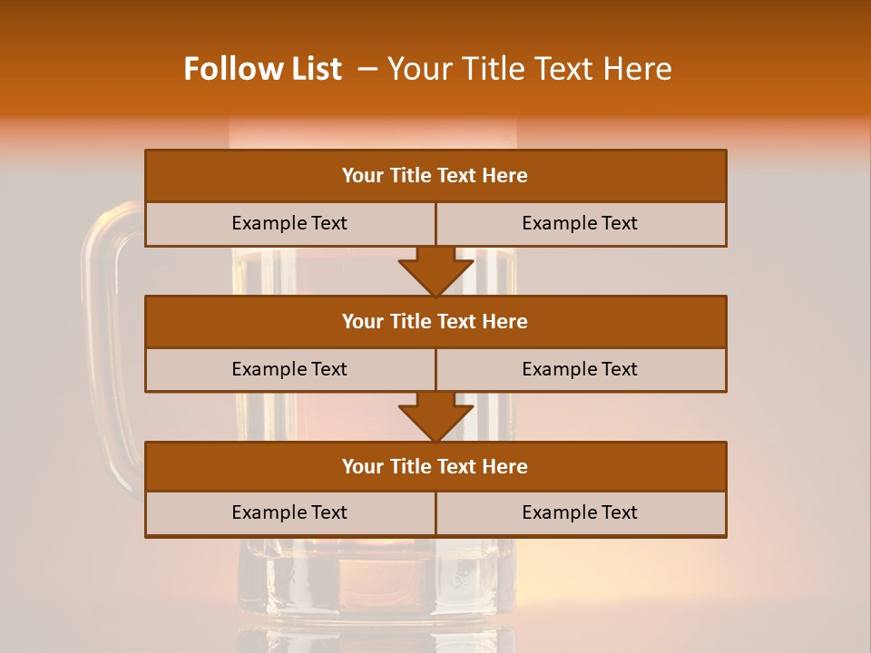 Draft Brown Bubble PowerPoint Template