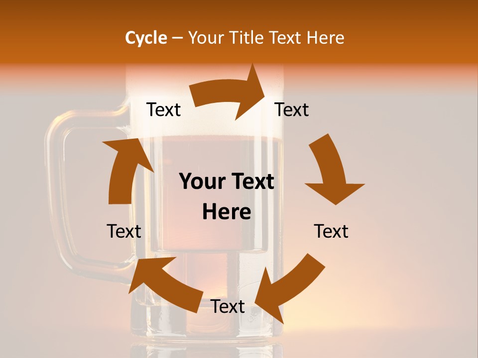 Draft Brown Bubble PowerPoint Template