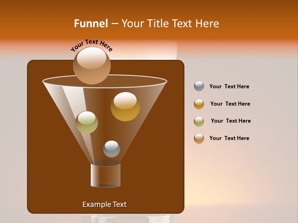 Draft Brown Bubble PowerPoint Template
