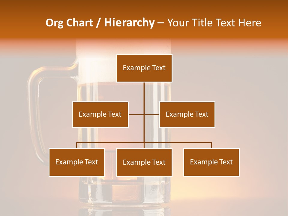 Draft Brown Bubble PowerPoint Template