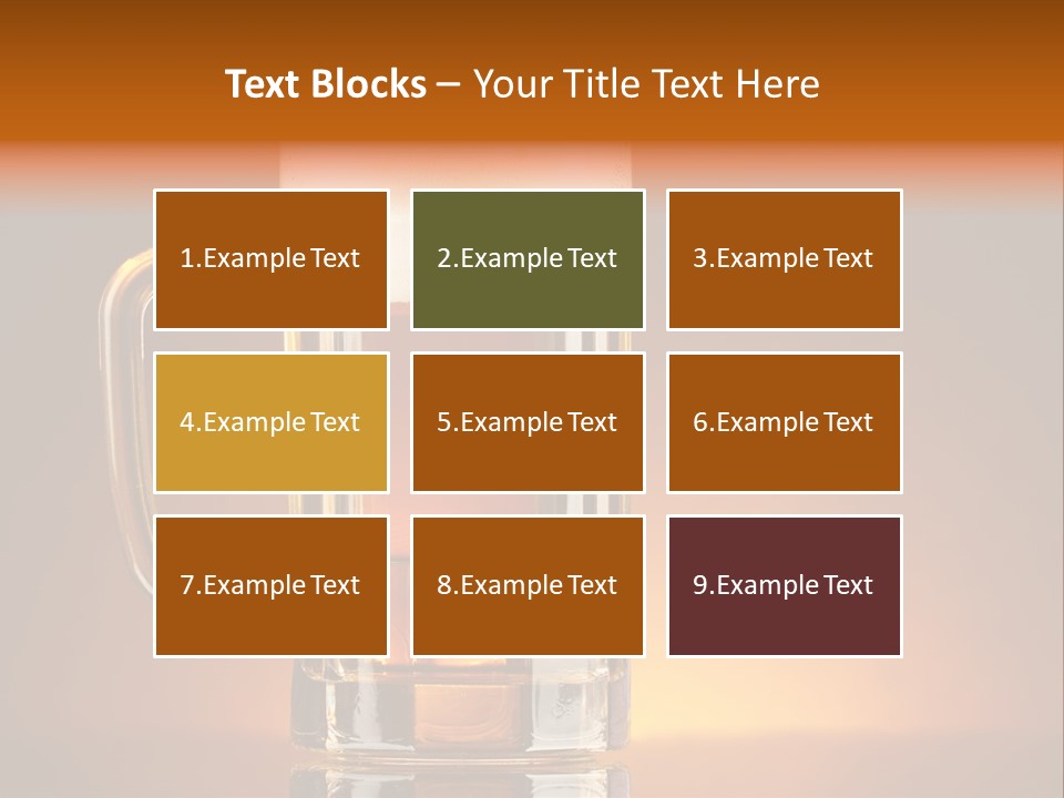 Draft Brown Bubble PowerPoint Template