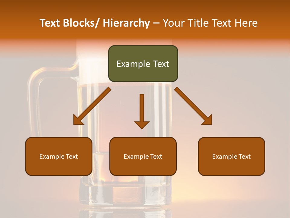 Draft Brown Bubble PowerPoint Template