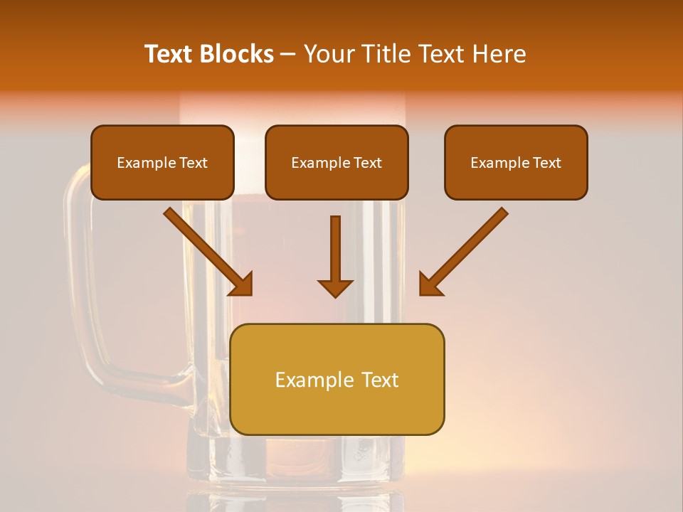Draft Brown Bubble PowerPoint Template