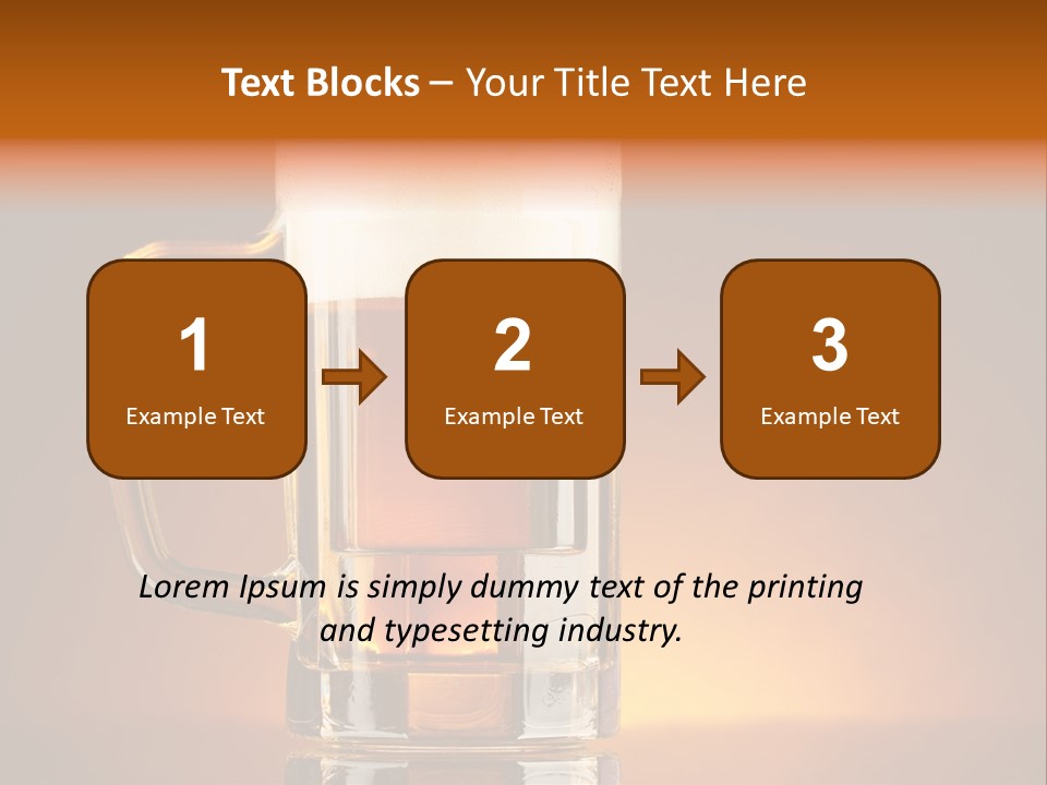 Draft Brown Bubble PowerPoint Template