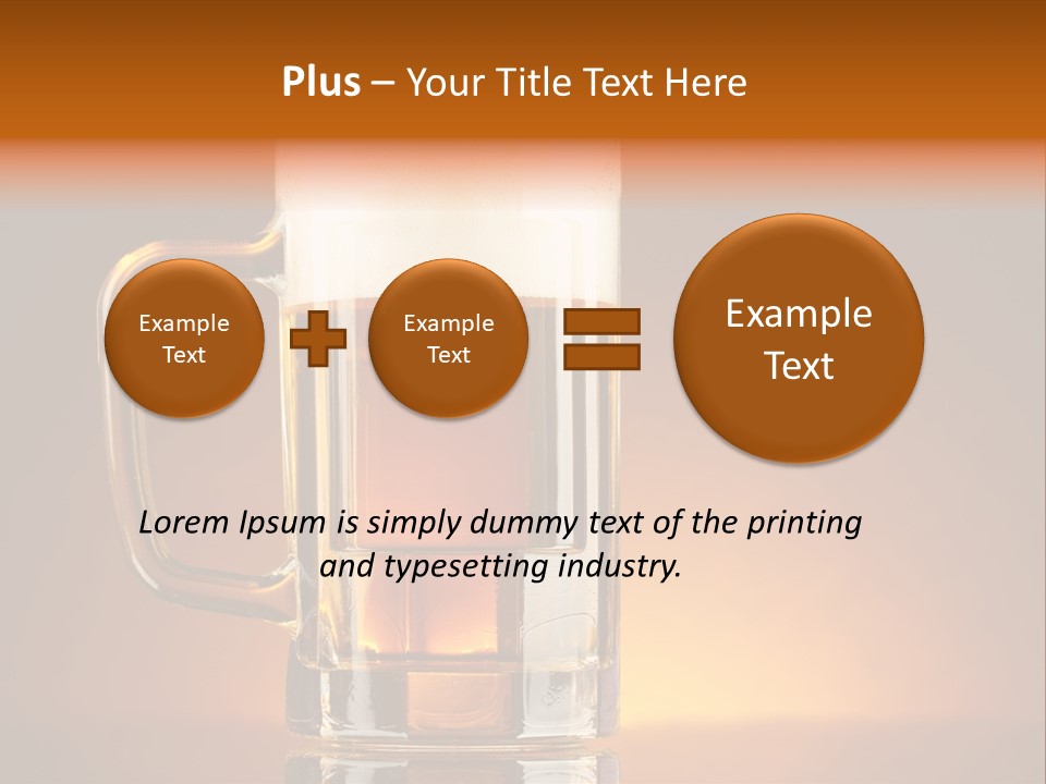 Draft Brown Bubble PowerPoint Template